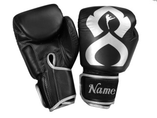 Personalisierte Echtleder Boxhandschuhe : KNGCUST-R-422