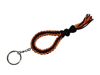 Kanong Muay Thai Head Band Keyring : Black/Orange