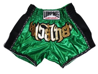 Lumpinee Retro Muay Thai Shorts : LUMRTO-003-dunkelgrün