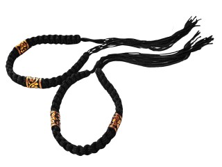 Prajead Muay Thai Armbinden Kampfschmuck : Thai Stil Schwarz