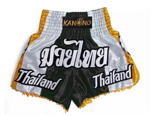 Personalisierte Thaiboxhosen : KNSCUST-1252-Schwarz